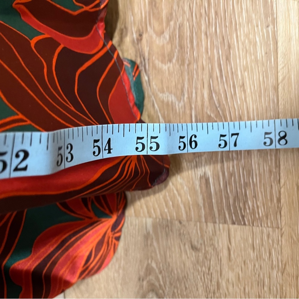House of Harlow 1960Revolve satin floral slip maxi dress cut-out tie waist L EUC - Picture 3 of 7